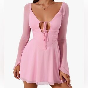 Pink Mini Dress